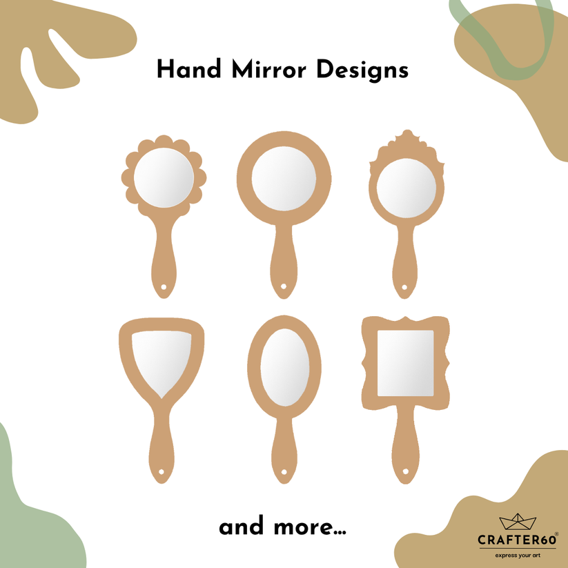 DIY Hand Mirror – MDF Base with Acrylic Glass | CRAFTER60 – CRAFTER60®