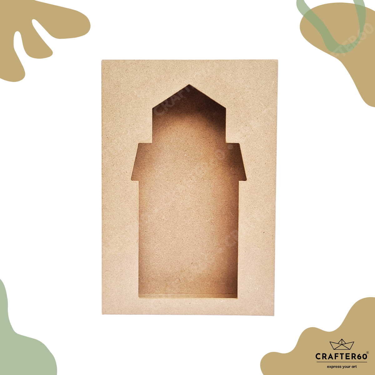 MDF Jharokha Base 2-Layer | Design 11