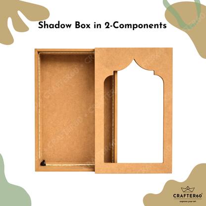 DIY MDF Jharokha Shadow Box • Design 5