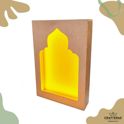 DIY MDF Jharokha Shadow Box | Design 10