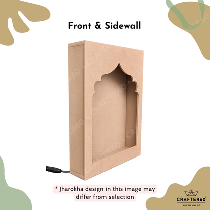 DIY MDF Jharokha Shadow Box • Design 5