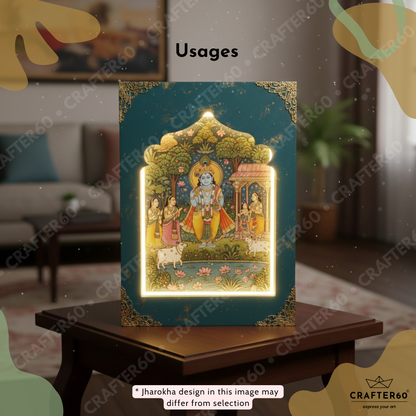 DIY MDF Jharokha Shadow Box • Design 5