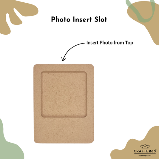 MDF Fridge Magnet Photo Frame