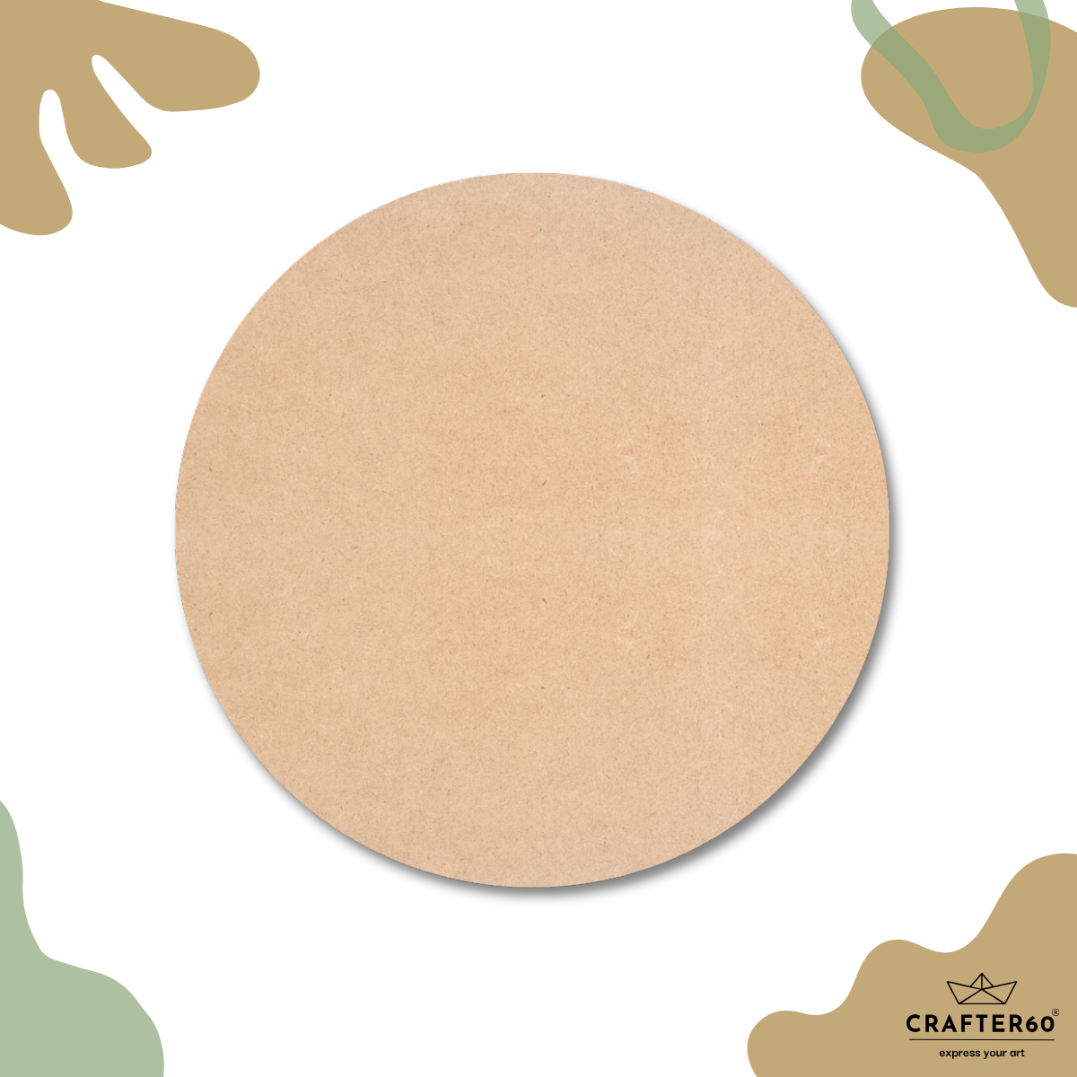 MDF Round Base Board for DIY Art & Craft | Crafter60 – CRAFTER60®