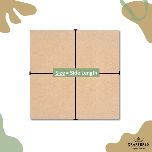 MDF Square Base