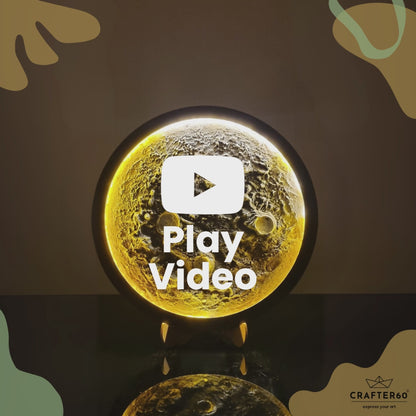 DIY Moon Lamp Kit – Create Your Own 3D Glowing Moon