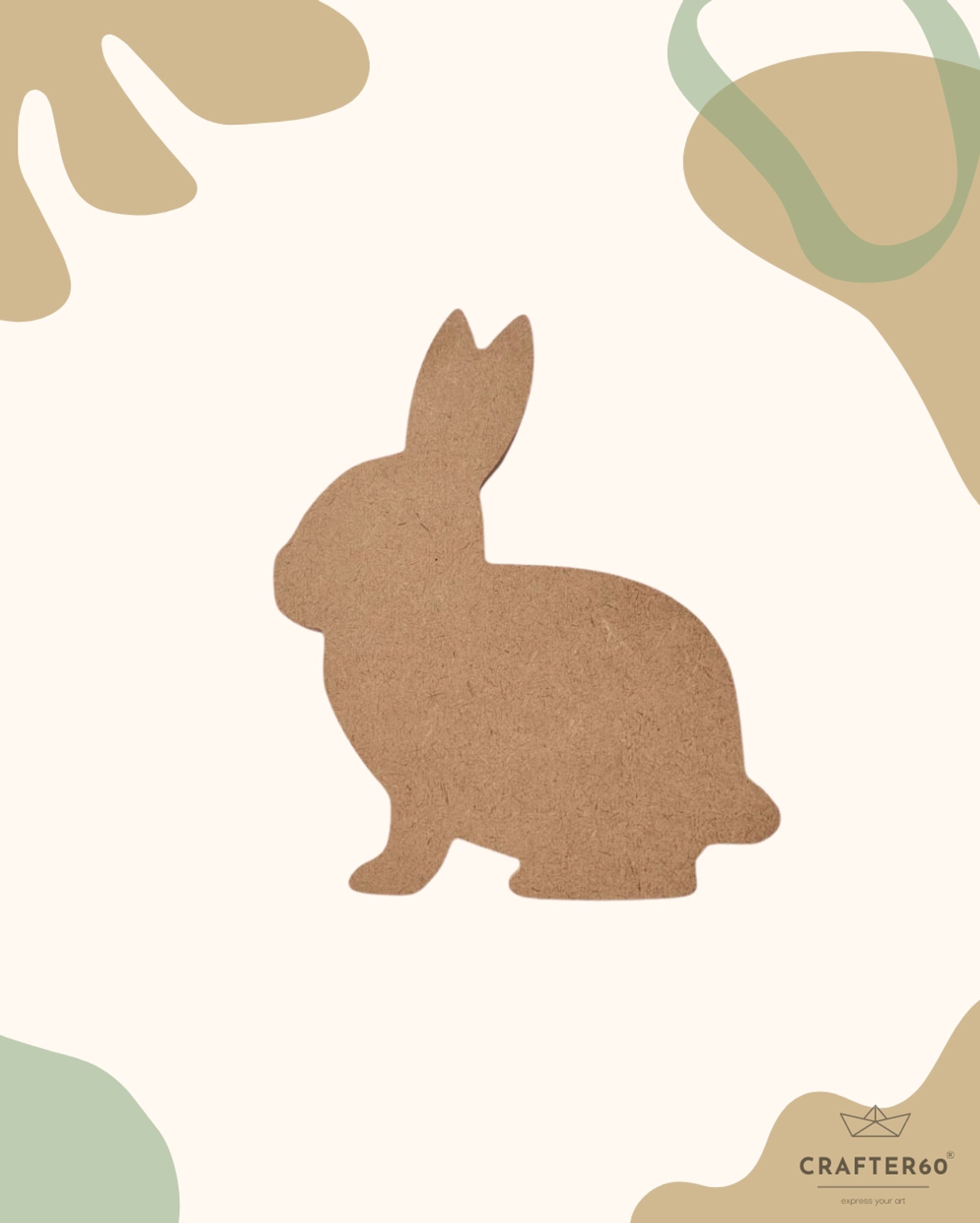 MDF Rabbit Shape Cutouts for DIY Crafts & Projects | Crafter60 – CRAFTER60®