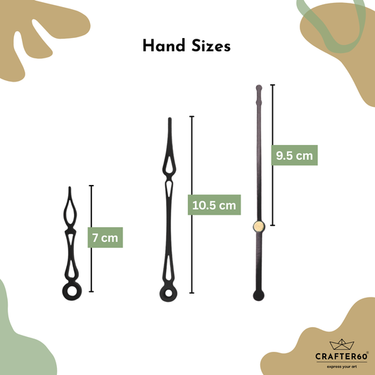Vintage Filigree Clock Hand Set | Design 1